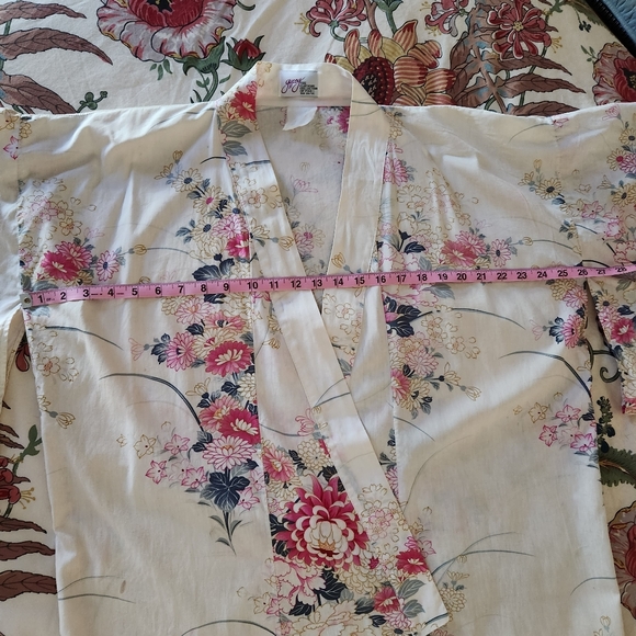 Cotton Kimono Robe - Picture 11 of 14